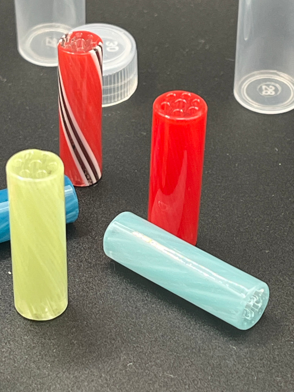 7-9mm - Glas Tip Bundel - 10Stück im Mix