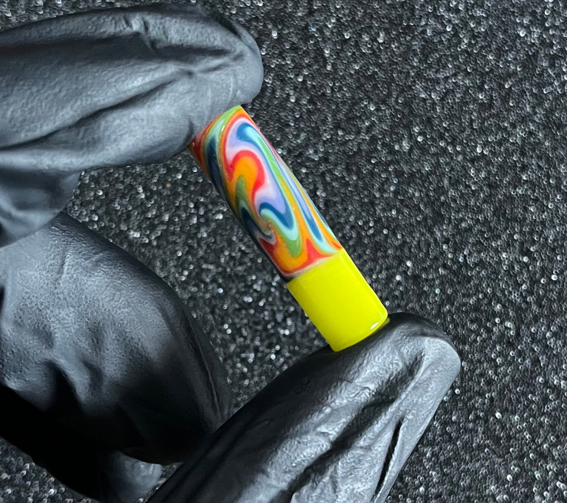 9,1 x 34,4mm - Unikat von Melty Glass