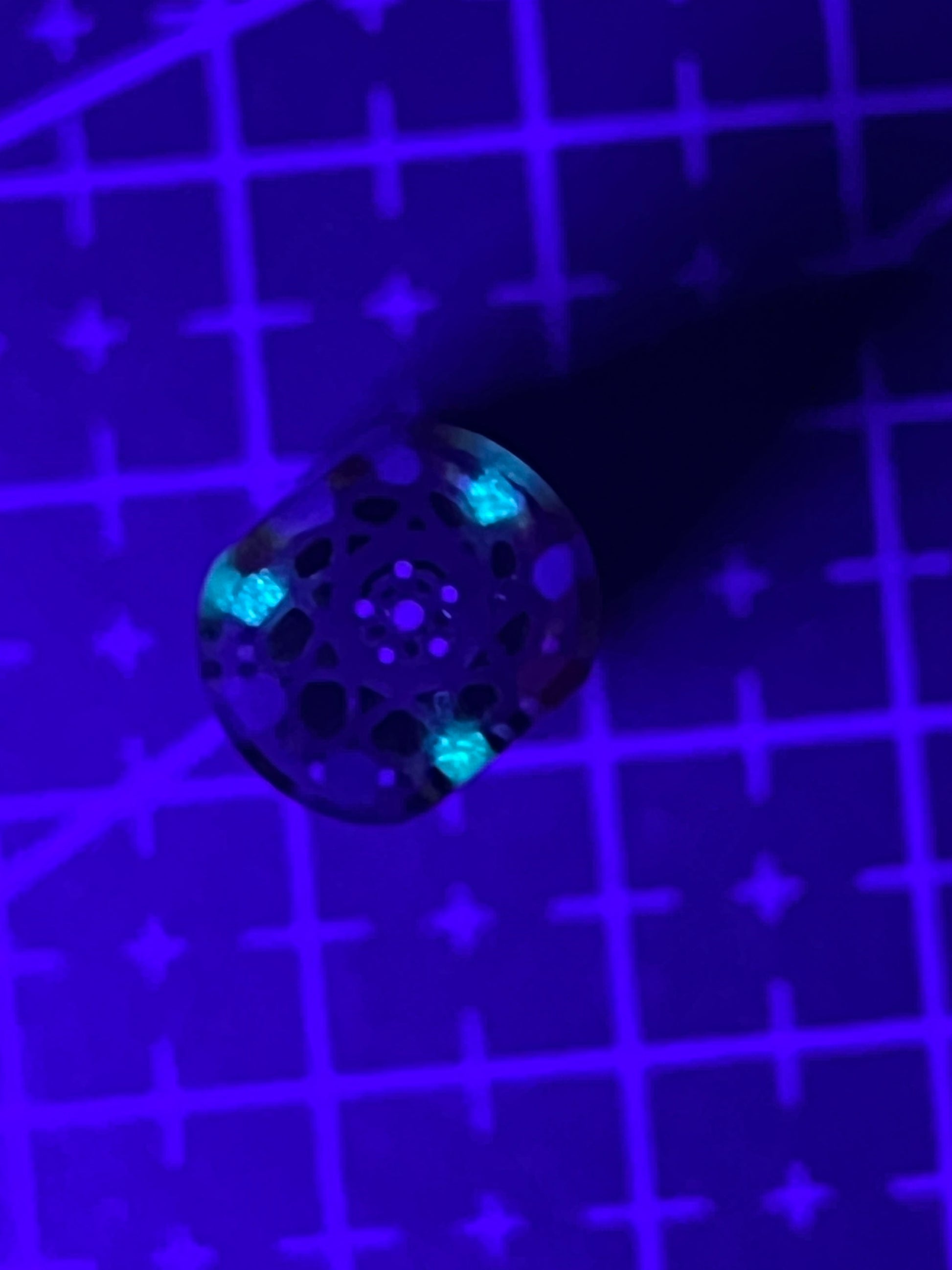 10,1mm - WYG Glass - Aqua Glow Spring Sunset - Flat Duckbill