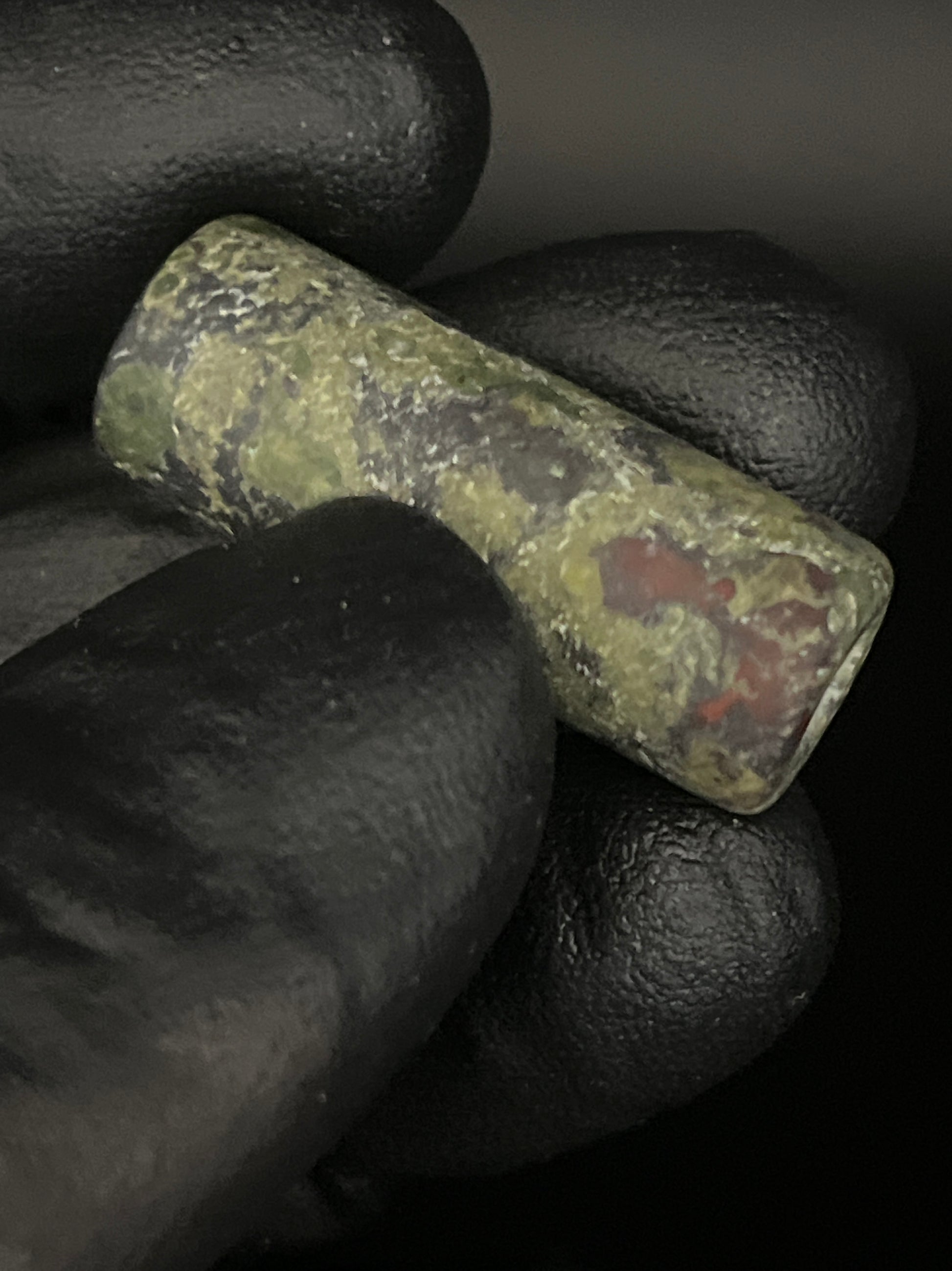 12mm - Drachenjaspis - Epidot Quarzit - Goblin Filter - Made in Germany
