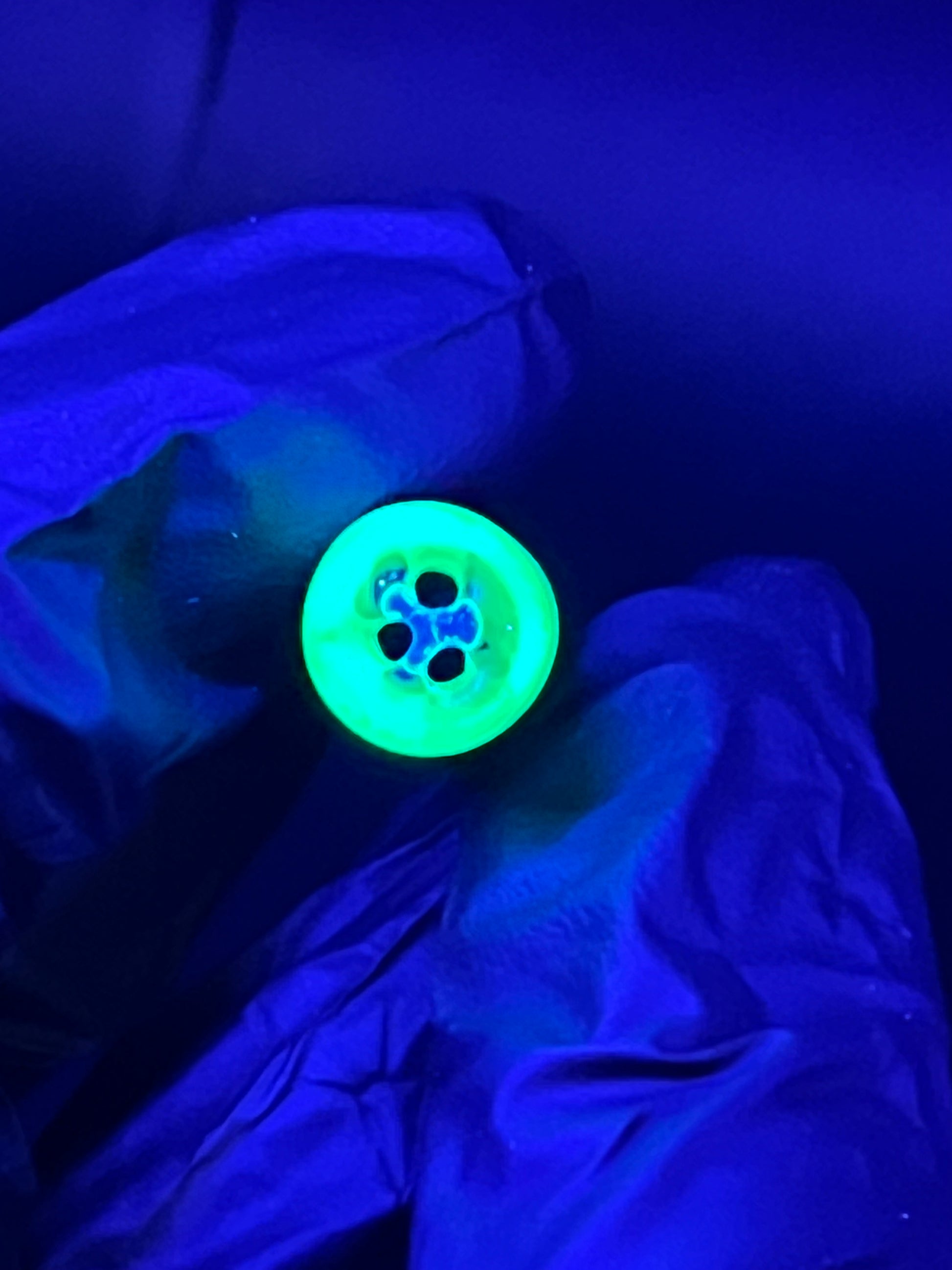 11,7mm - Glaskosmos - Made in Germany - UV Reaktiv
