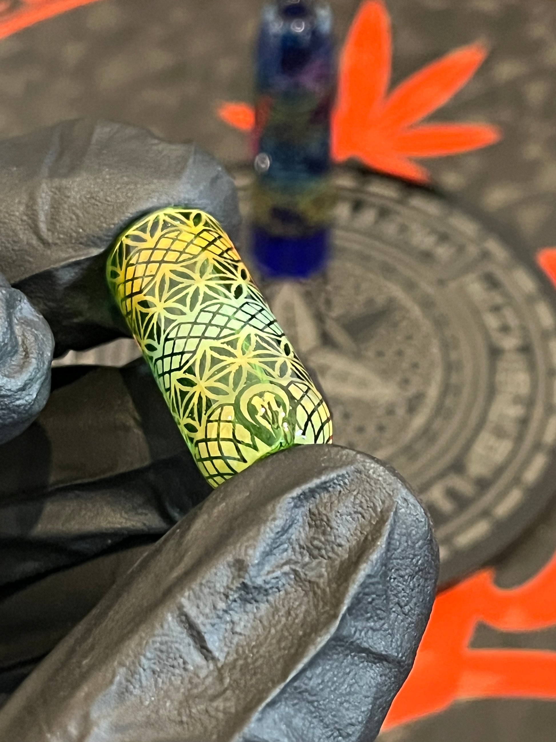 12mm - Hologramm Blunt Tip von Mothershipglass