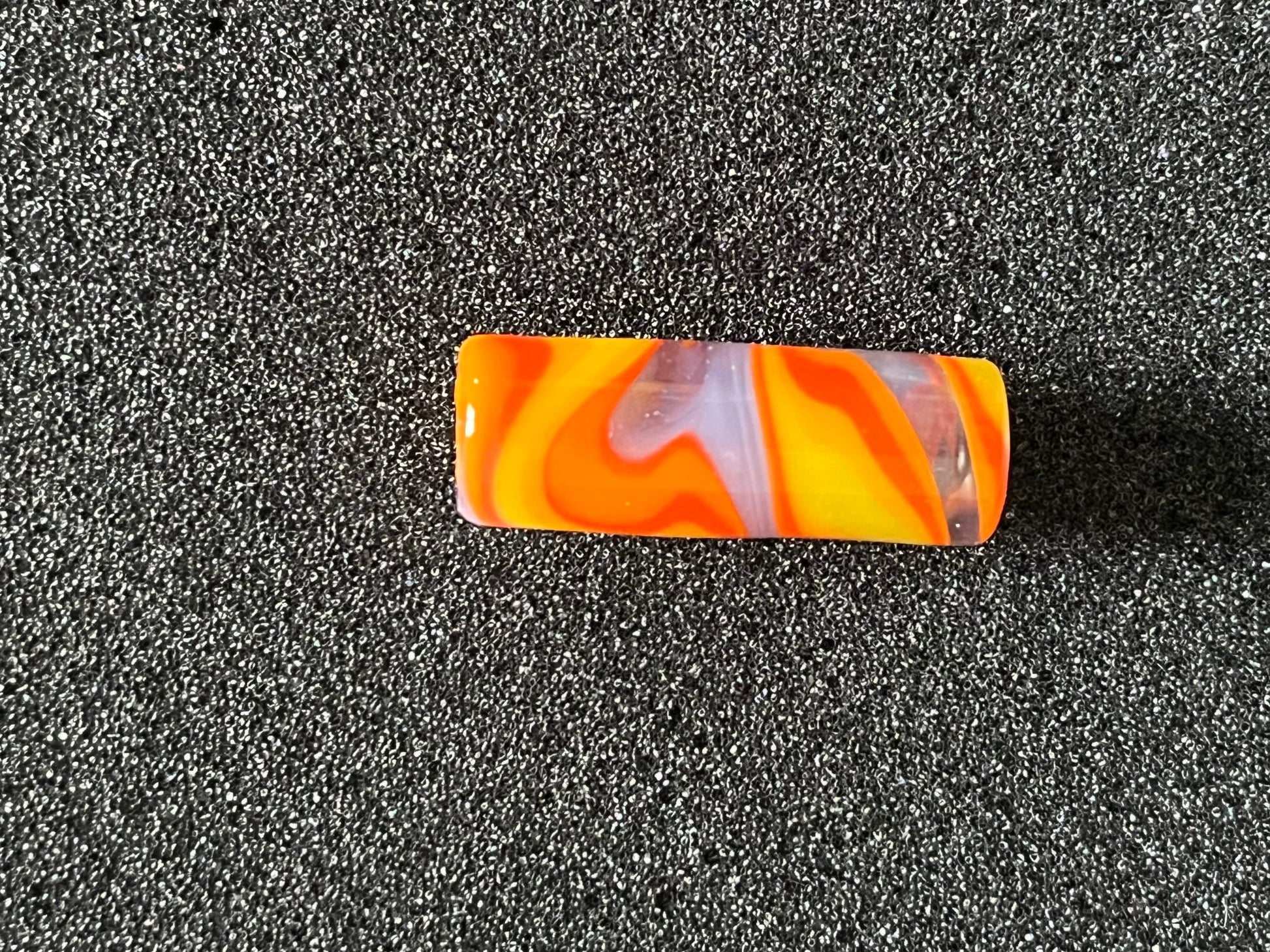 11,1 x 30mm - Multi-Layer & Multi-Farb - Unikat von Melty Glass