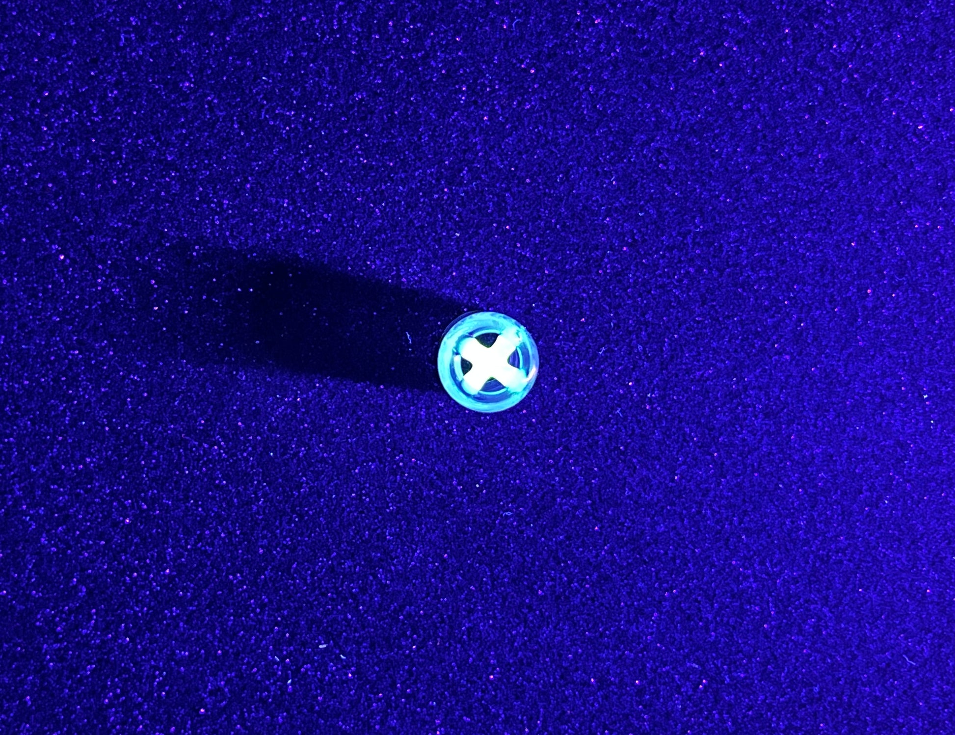 12,6mm  - UV - BradBGlass - Oasis Flamework - USA