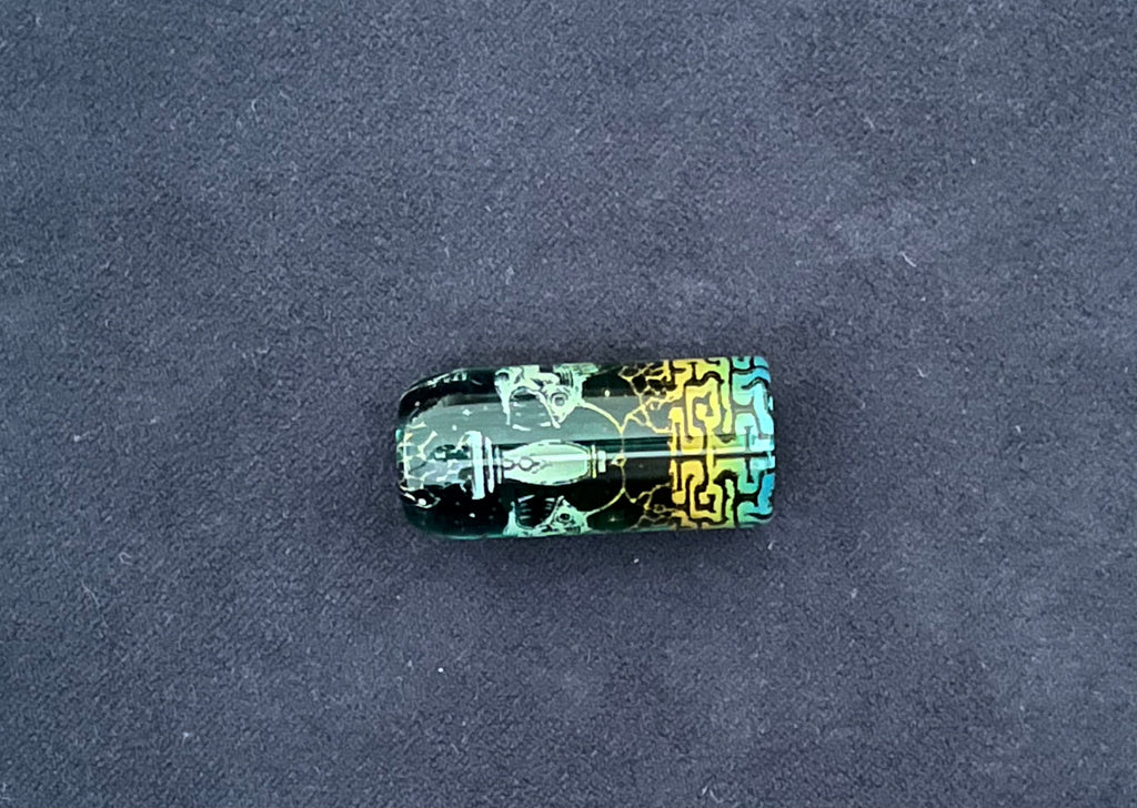 13,4mm - Hologramm Glas Tip von Mothershipglass