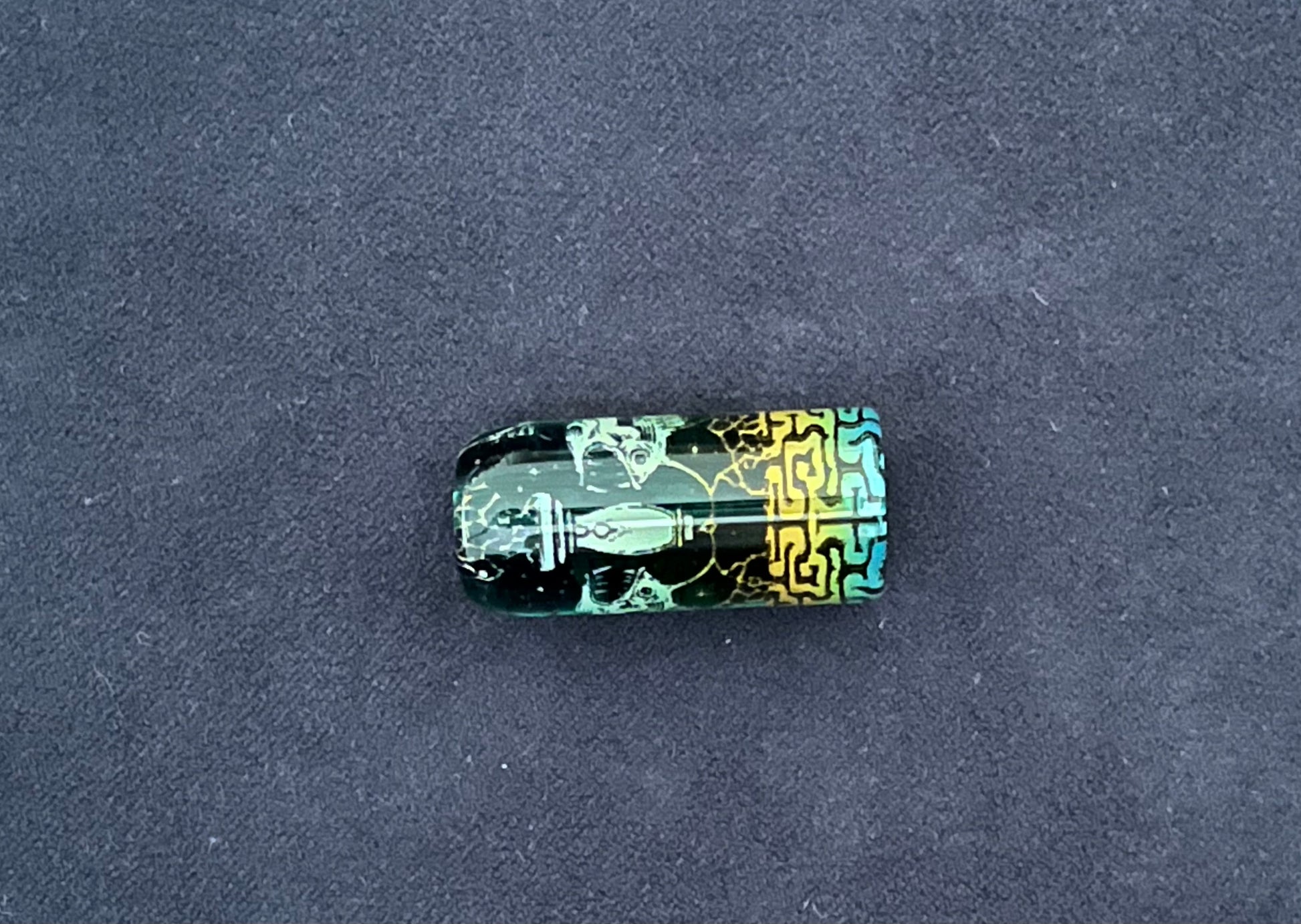 13,4mm - Hologramm Glas Tip von Mothershipglass