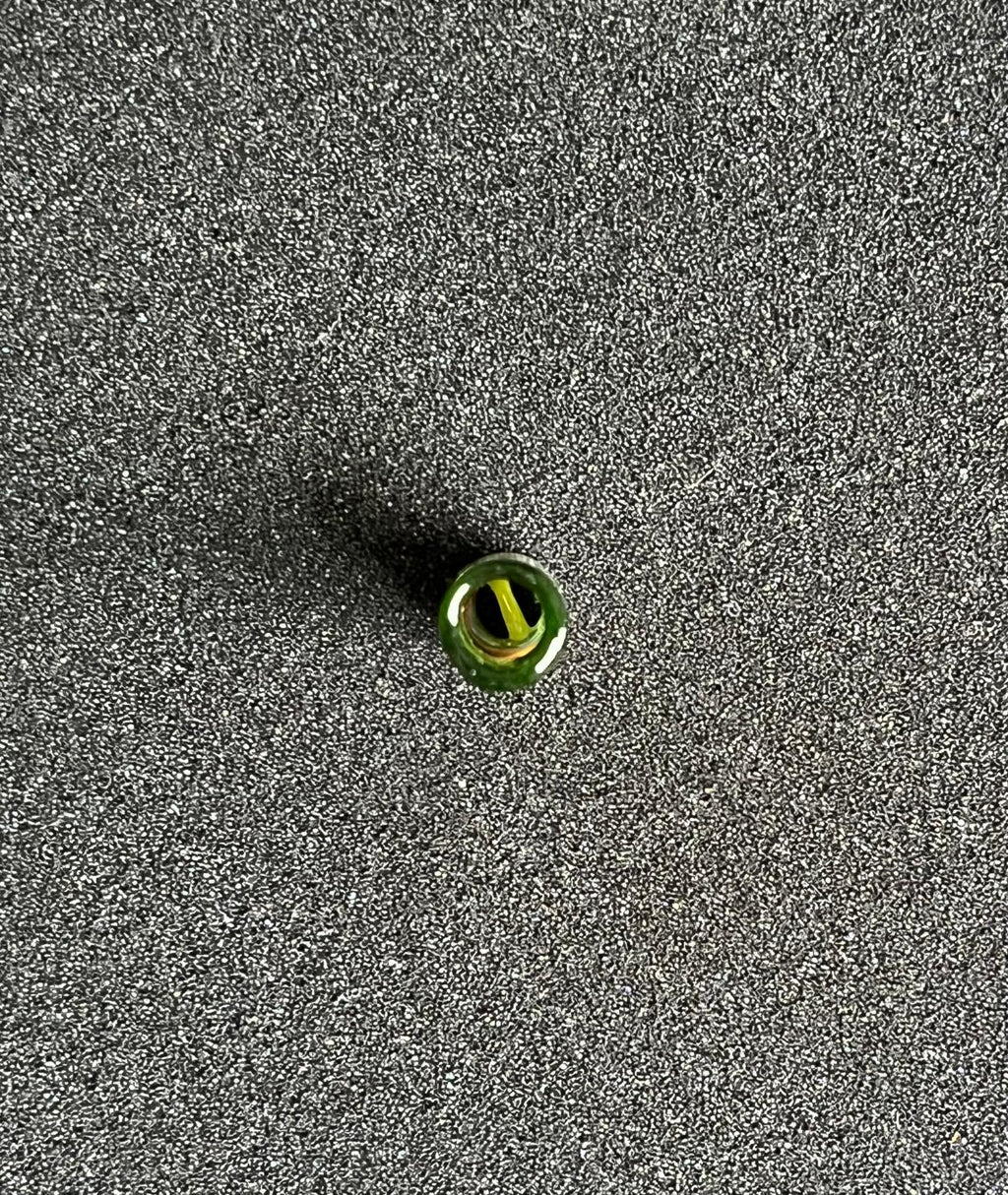 9,8 x 36,3 mm - Unikat von Melty Glass