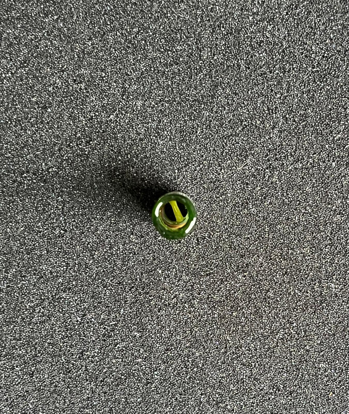 9,8 x 36,3 mm - Unikat von Melty Glass