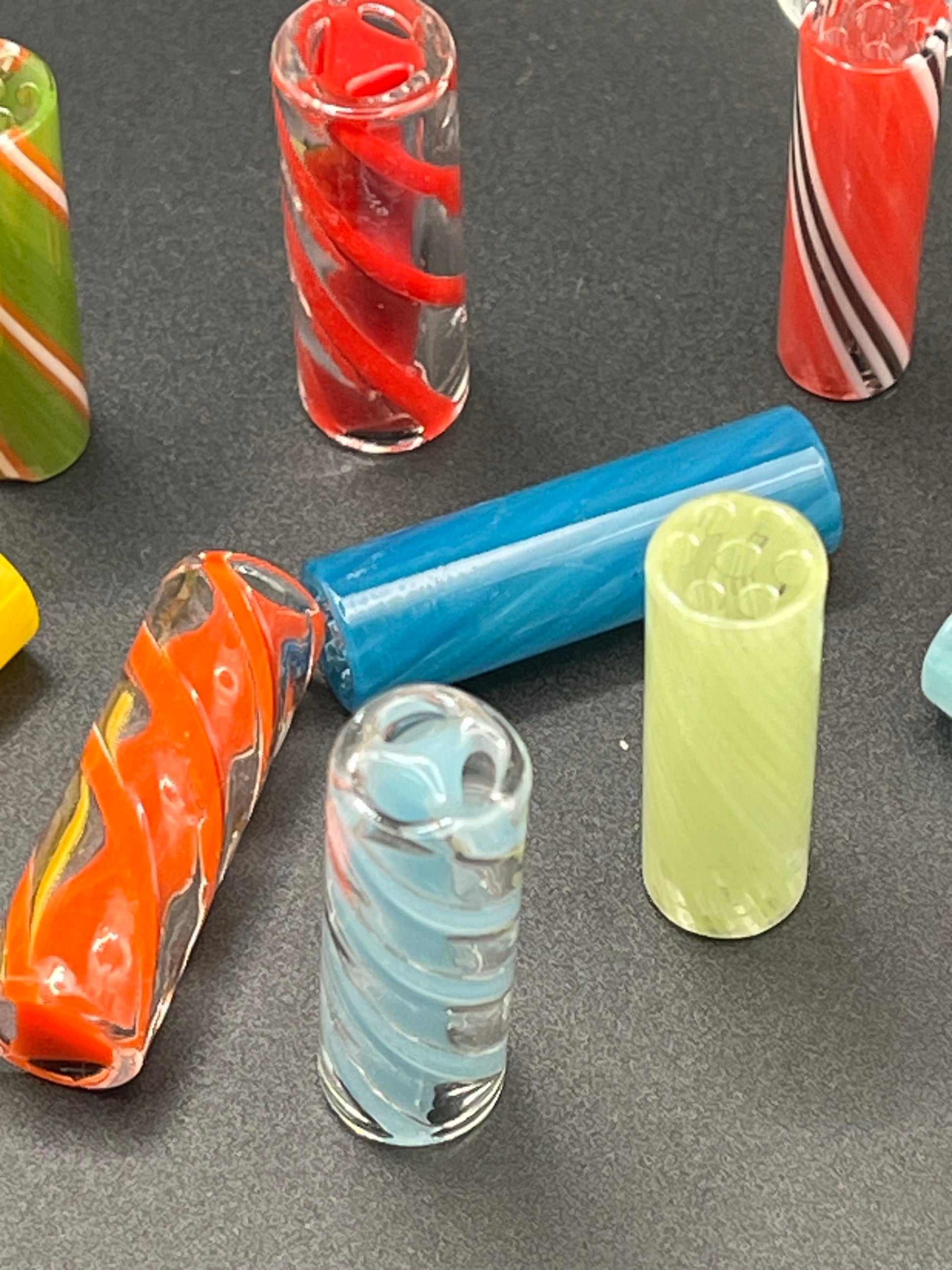 7-9mm - Glas Tip Bundel - 10Stück im Mix