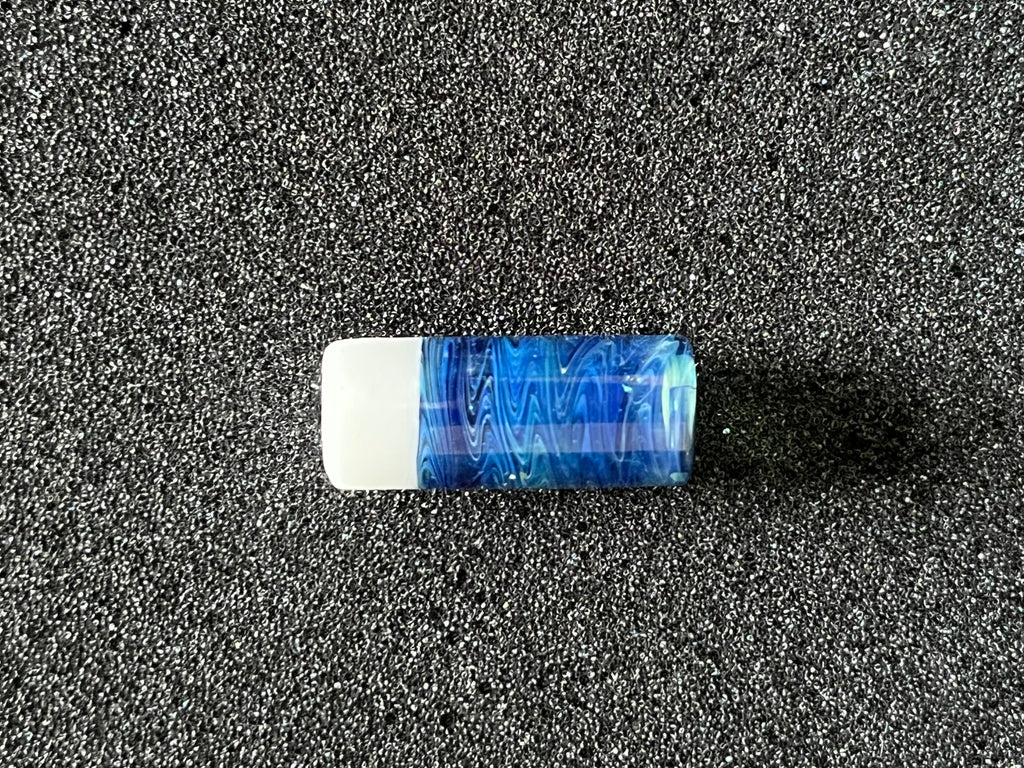 10,9 x 27mm - Multi-Layer & Multi-Farb - Unikat von Melty Glass
