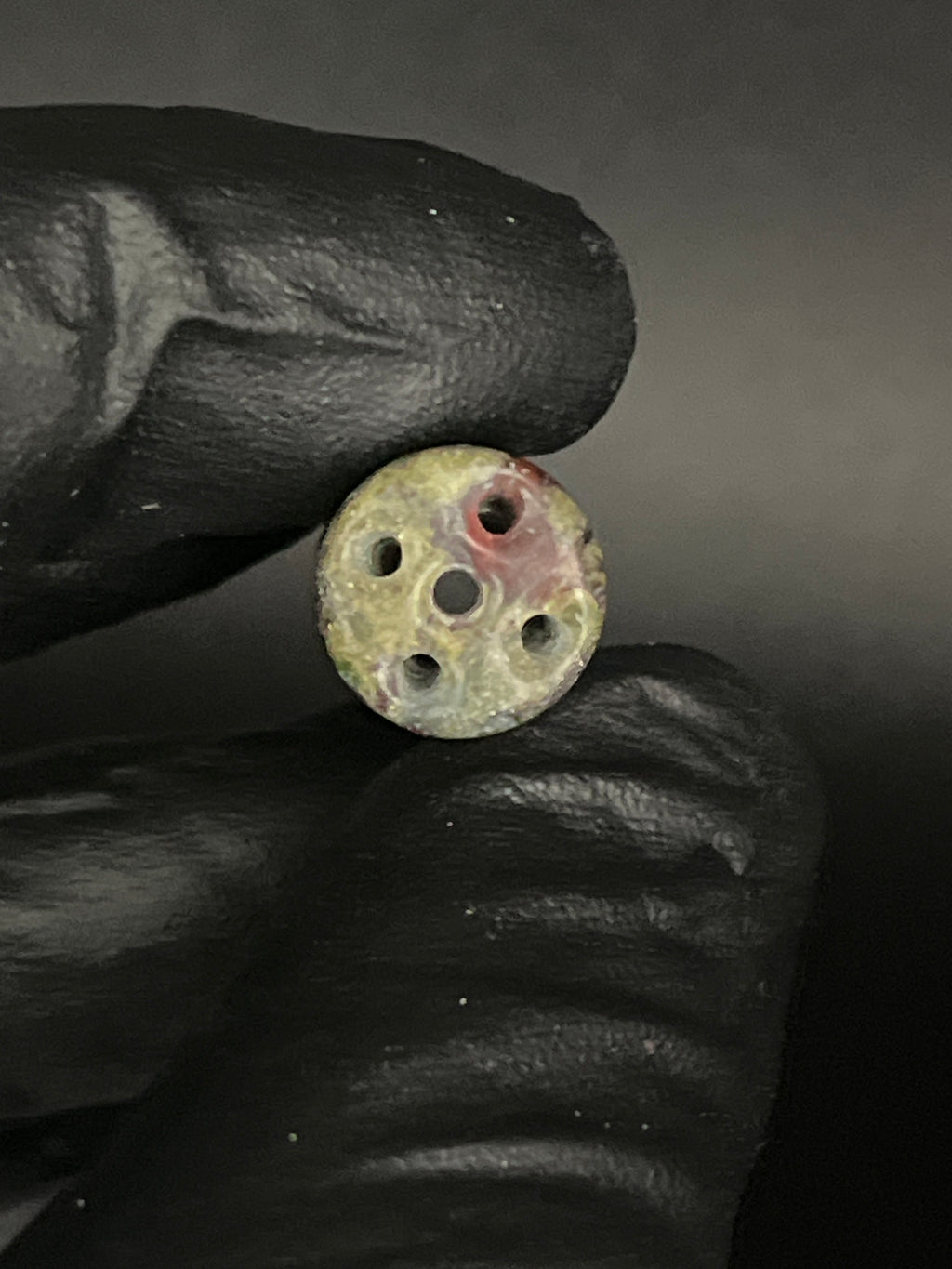11,5mm- Drachenjaspis - Epidot Quarzit - Goblin Filter - Made in Germany