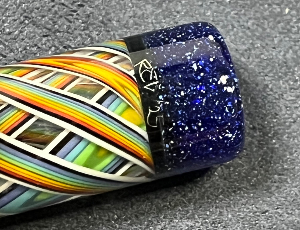 12 mm x 39 mm – Multicolor & Multi-Schicht, Unikat von James Wilson
