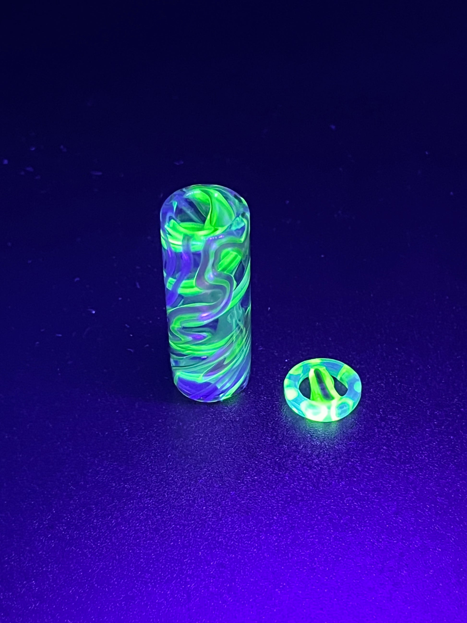 13mm - Tye Glass Art - USA - UV Reaktiv