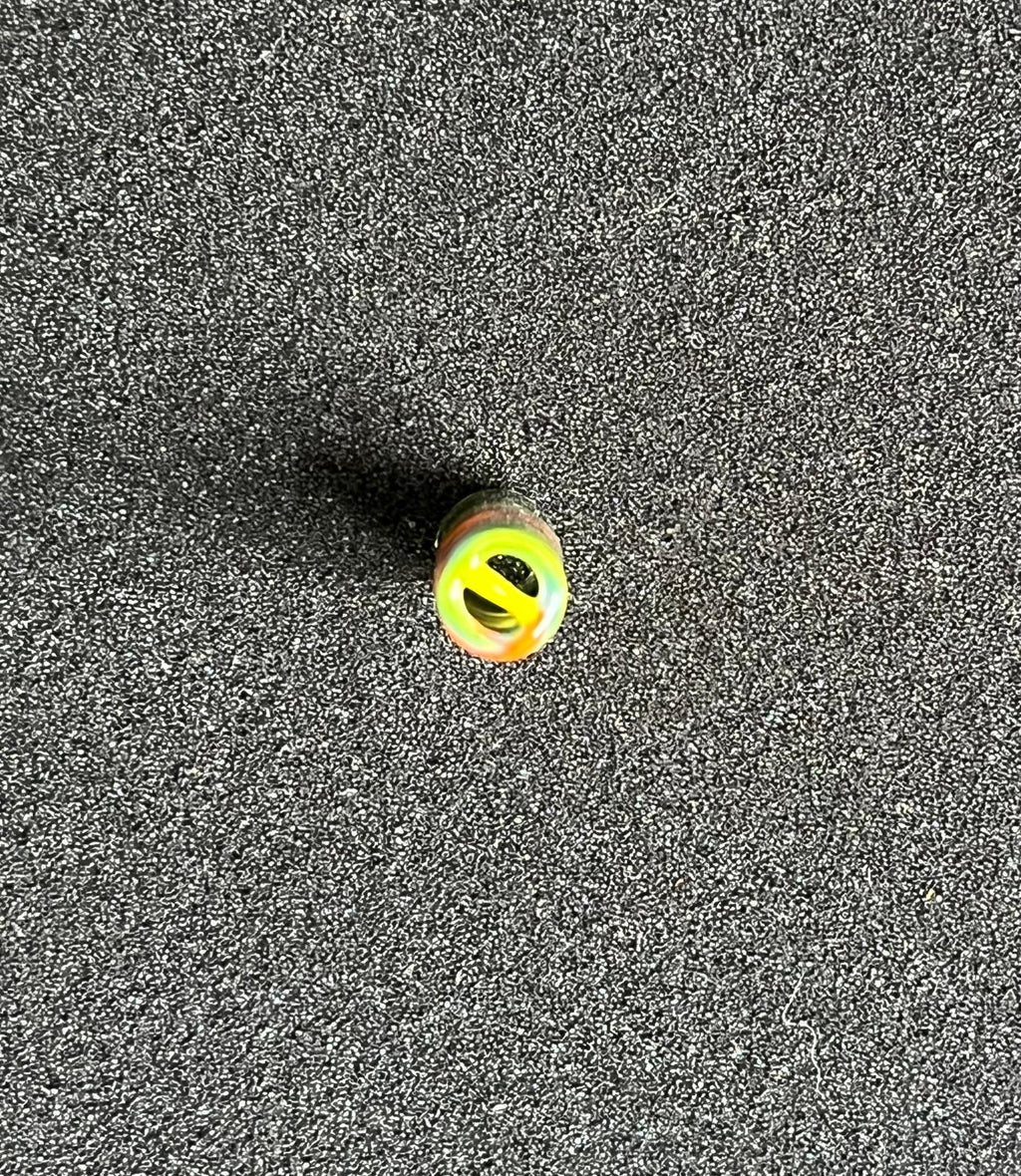 9,8 x 36,3 mm - Unikat von Melty Glass