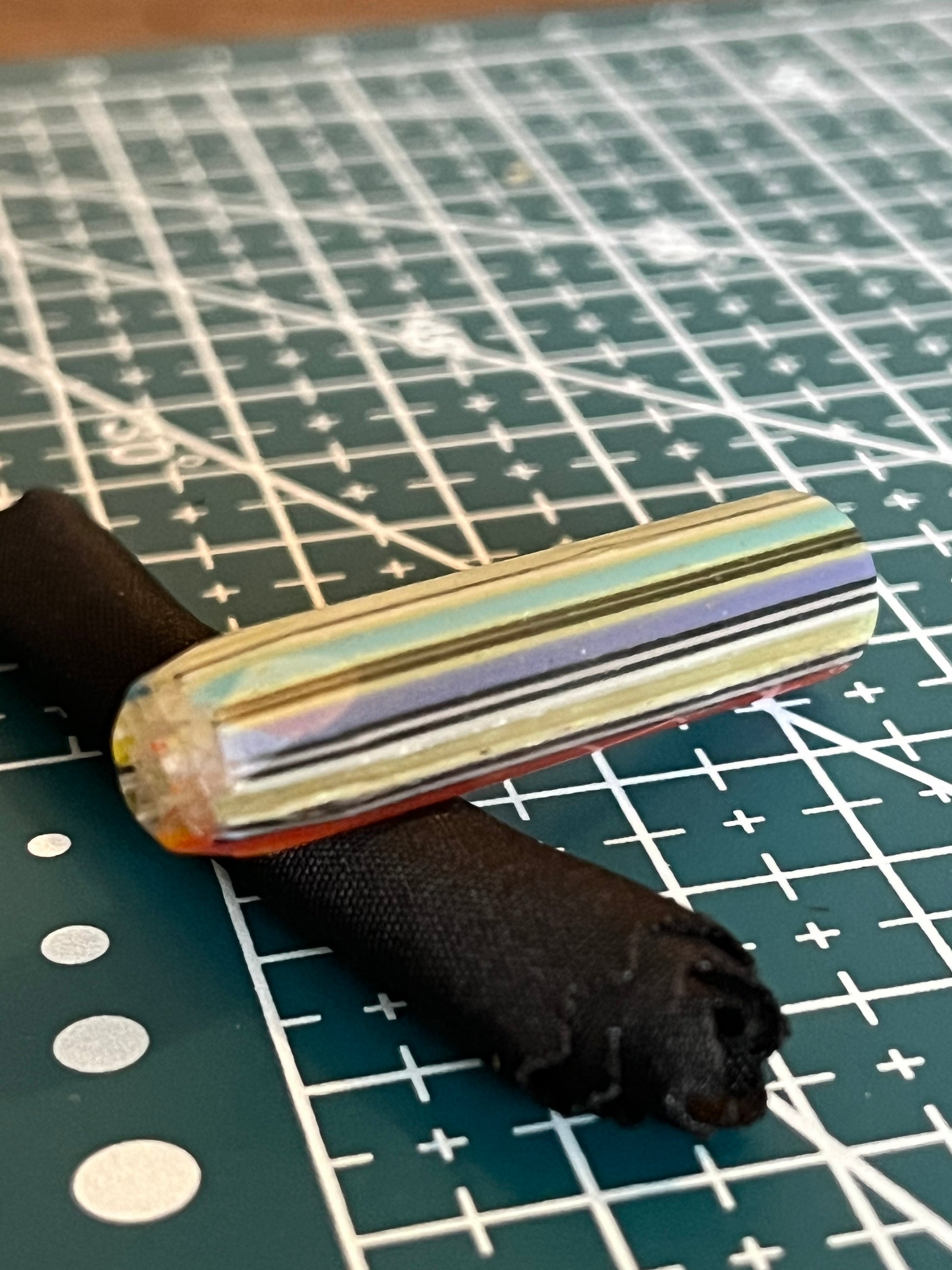 10mm - WYG Glass - Heritage Dichro - UV - Faceted