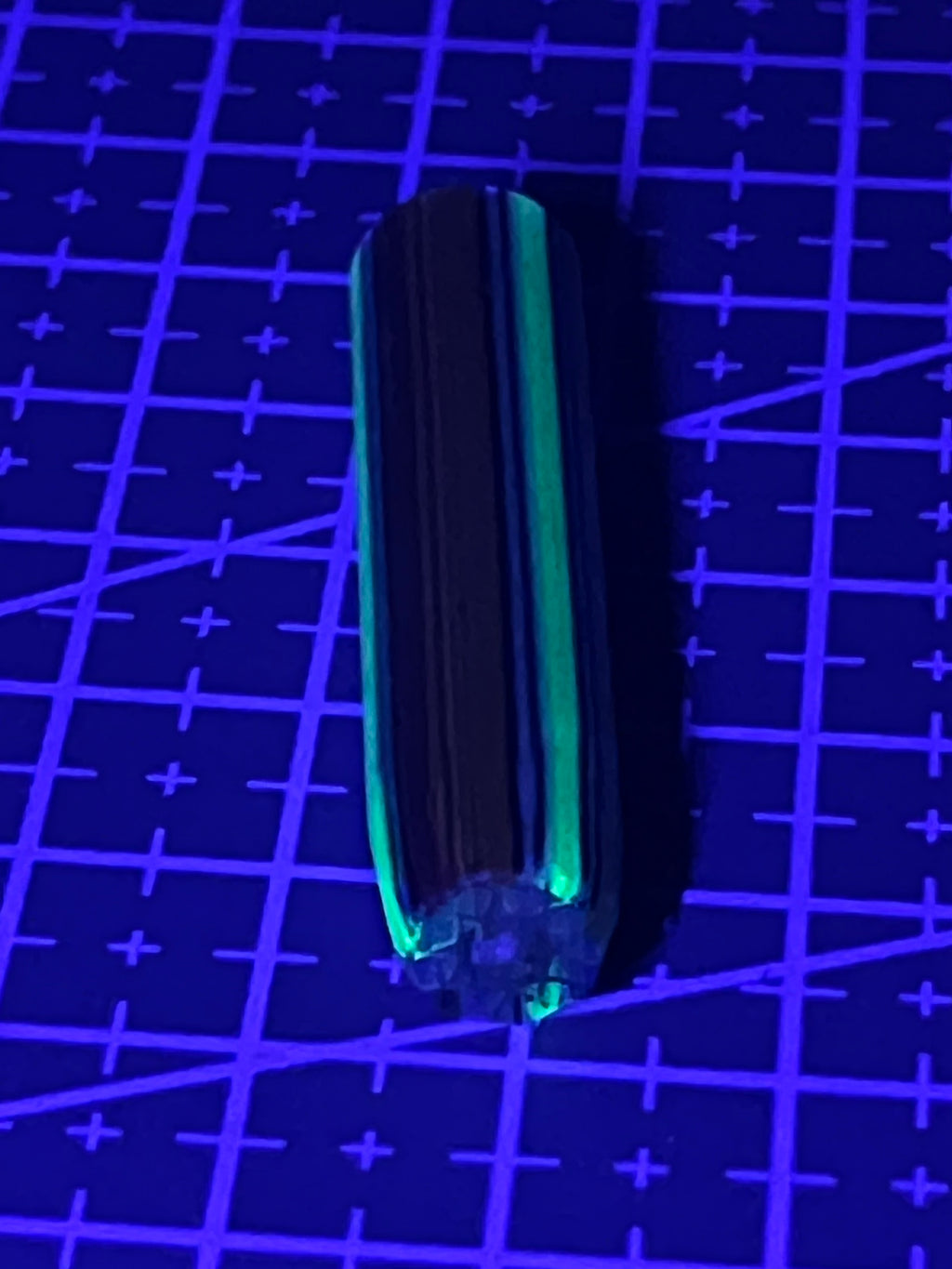 10mm - WYG Glass - Heritage Dichro - UV - Faceted