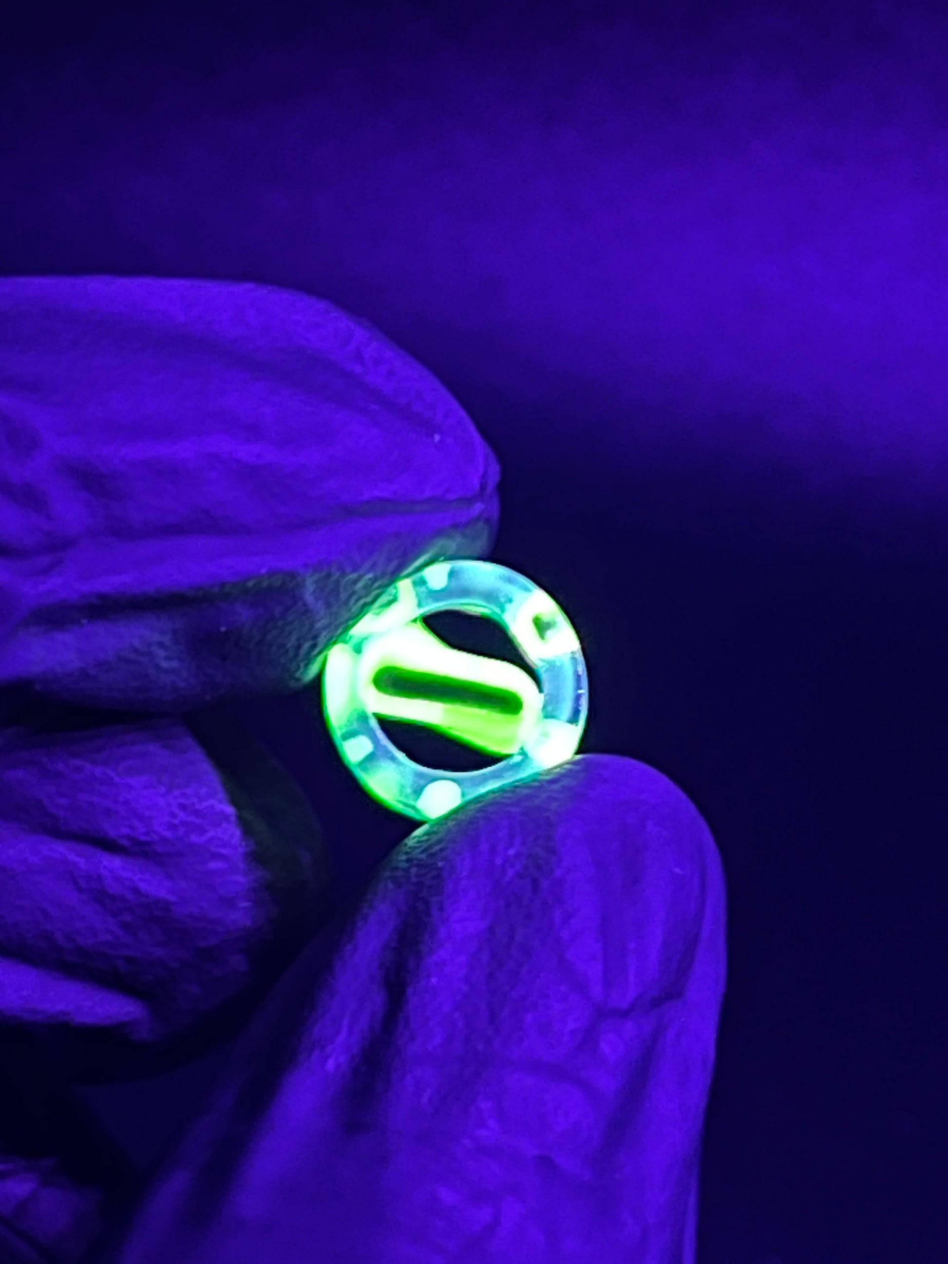 13mm - Tye Glass Art - USA - UV Reaktiv