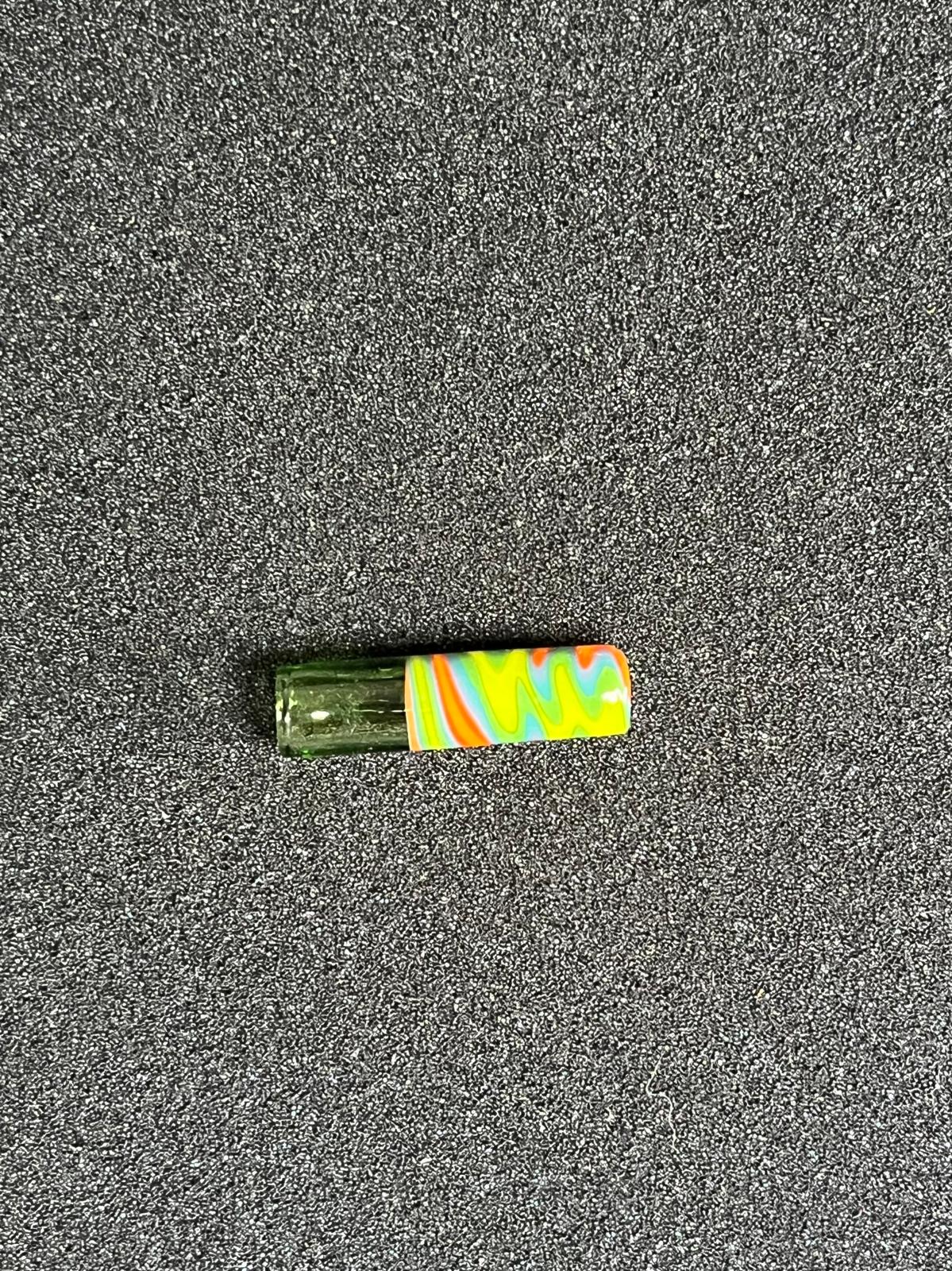 9,8 x 36,3 mm - Unikat von Melty Glass