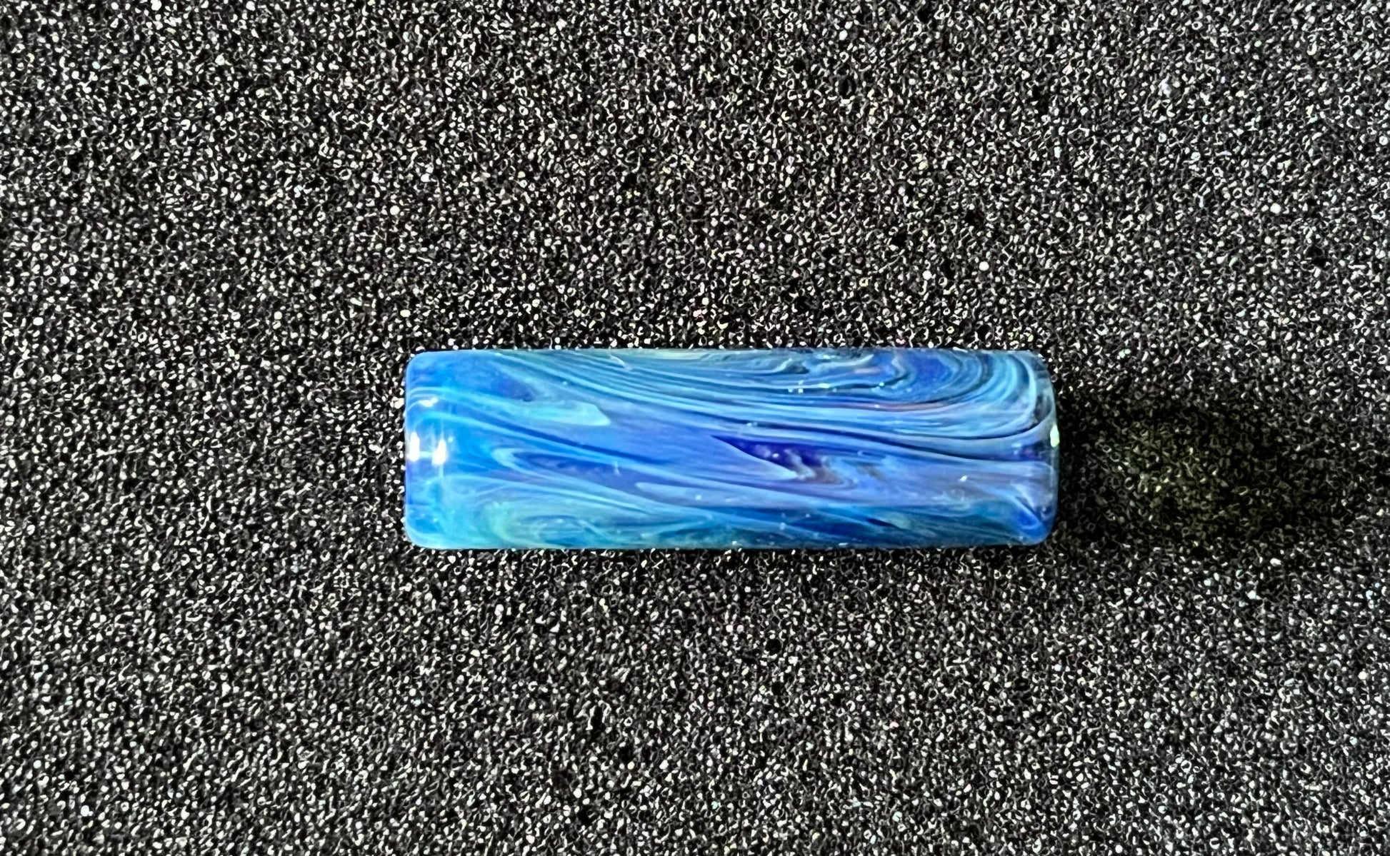 9,9 x 32mm - Multi-Layer & Multi-Farb - Unikat von Melty Glass