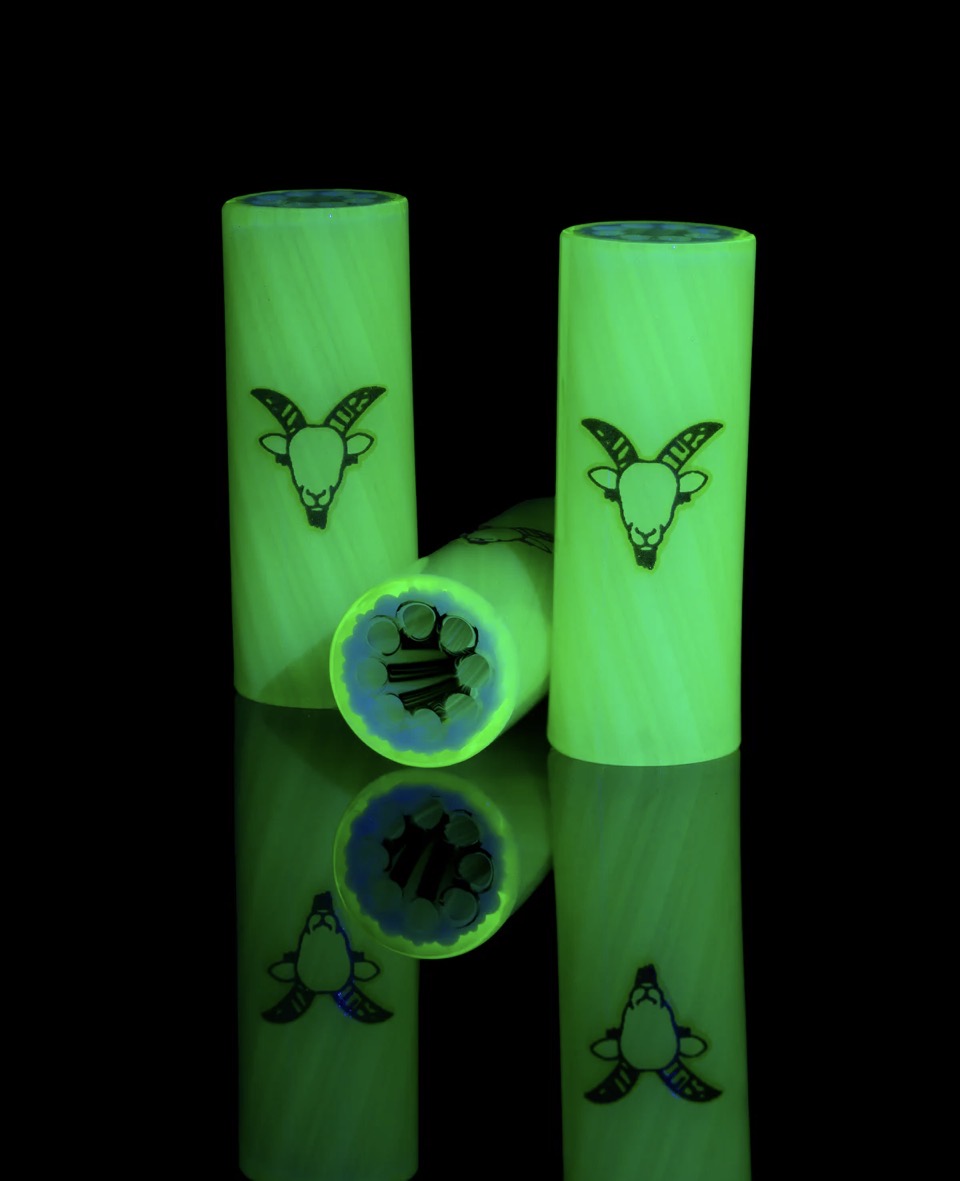 10mm XT- Chernobyl Creamsicle - UV - 8 Hole -Roll with the Goat