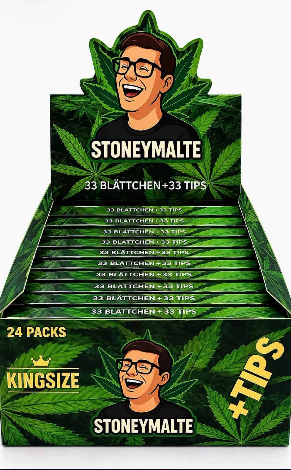 King Size Paper mit Tips Stoney Malte X Roots & Clouds