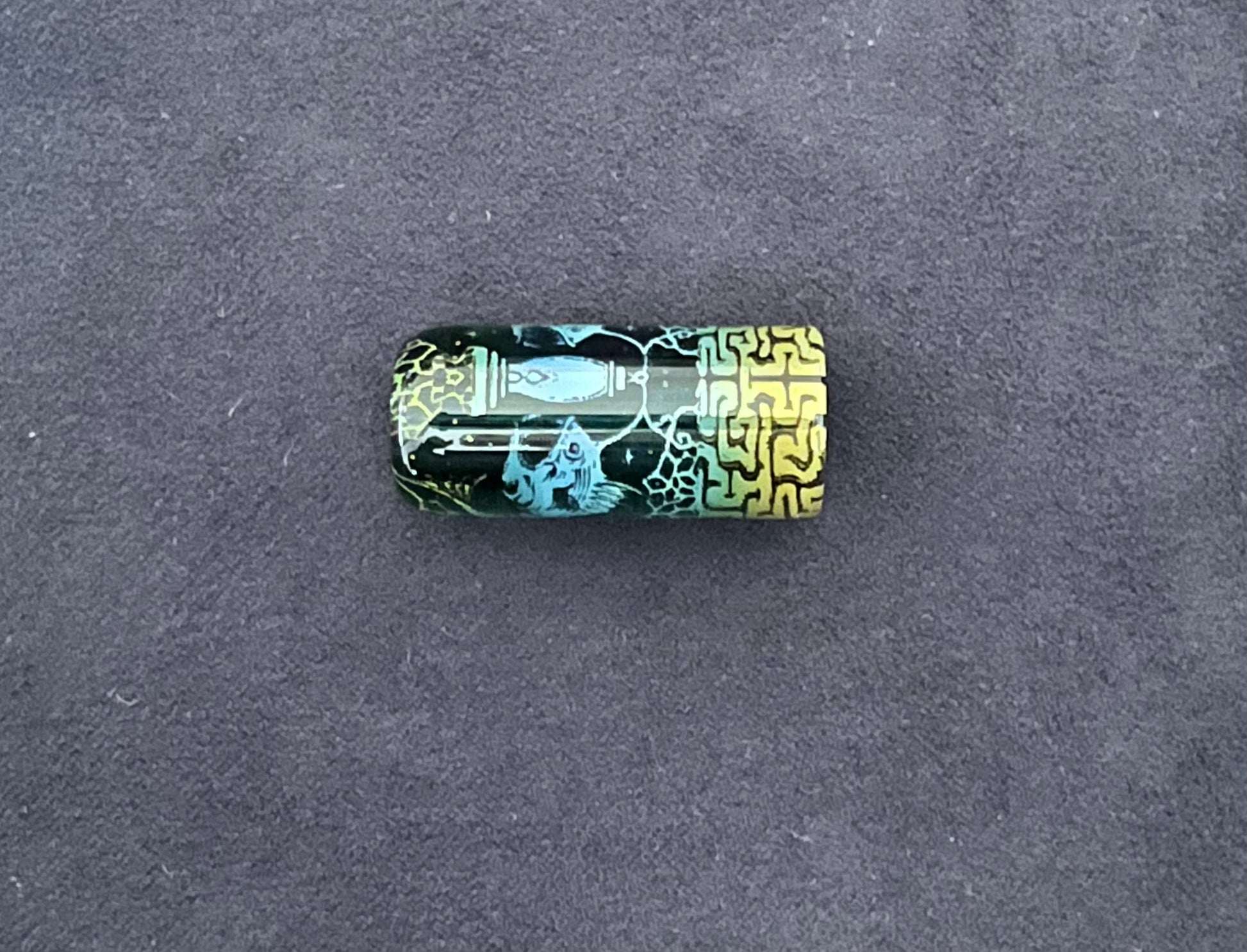 13,7mm - Hologramm Glas Tip von Mothershipglass