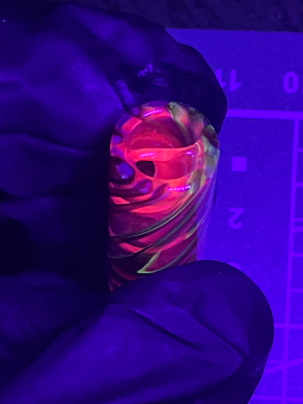12mm - Tye Glass Art - USA - UV Reaktiv