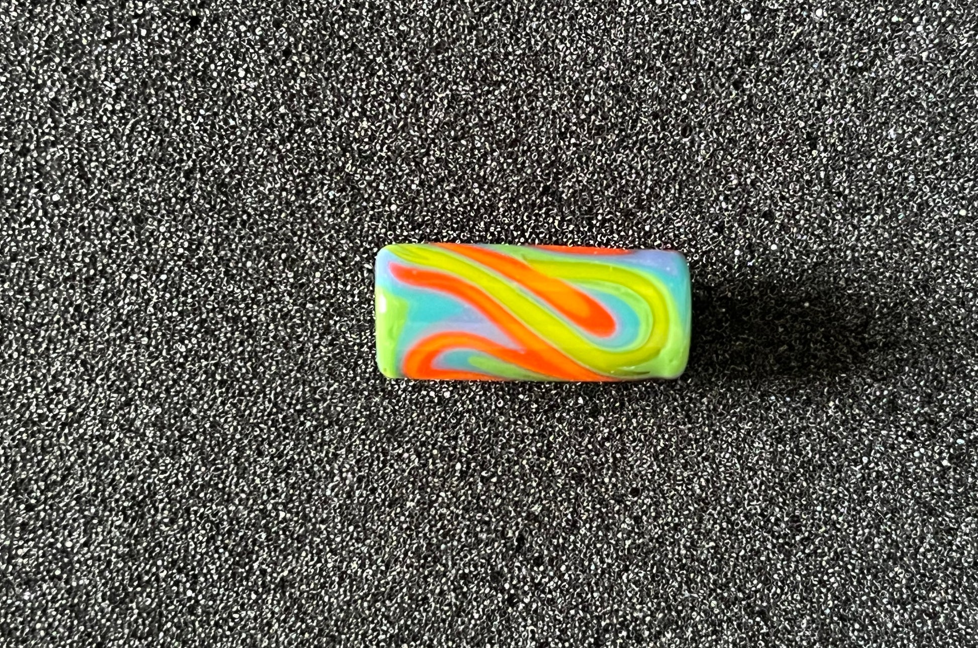 10 x 24mm - Unikat von Melty Glass