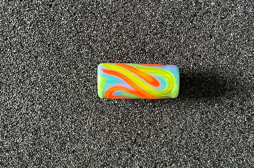 10 x 24mm - Unikat von Melty Glass