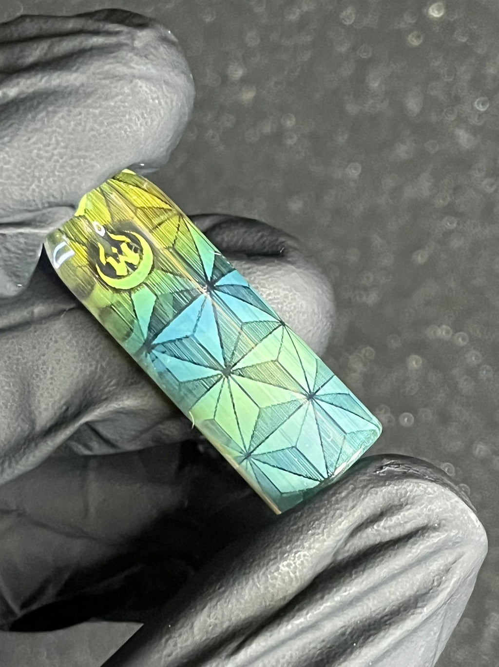12,5 x 35,6 mm - Hologramm Glas Tip von Mothershipglass