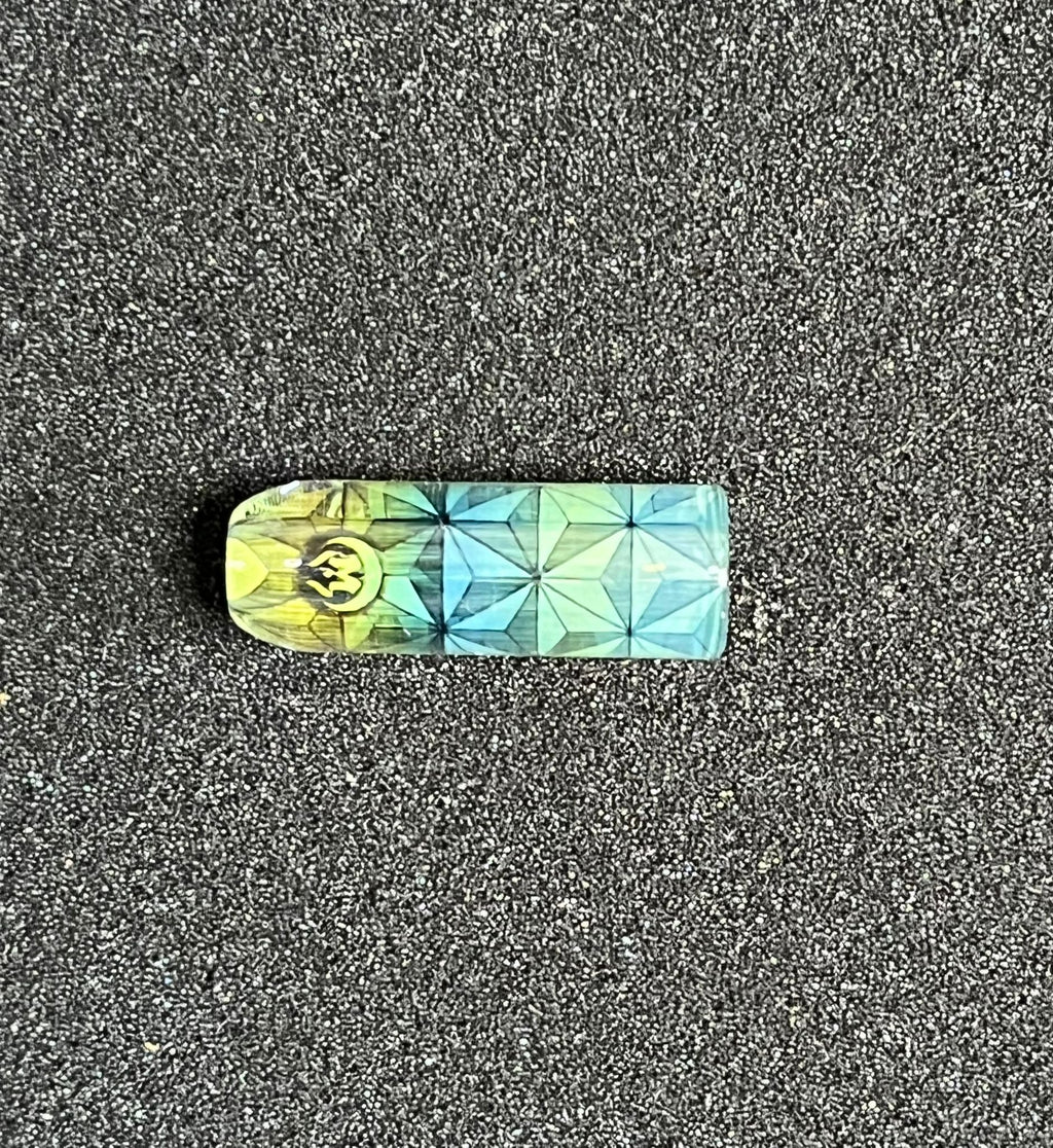 12,5 x 35,6 mm - Hologramm Glas Tip von Mothershipglass