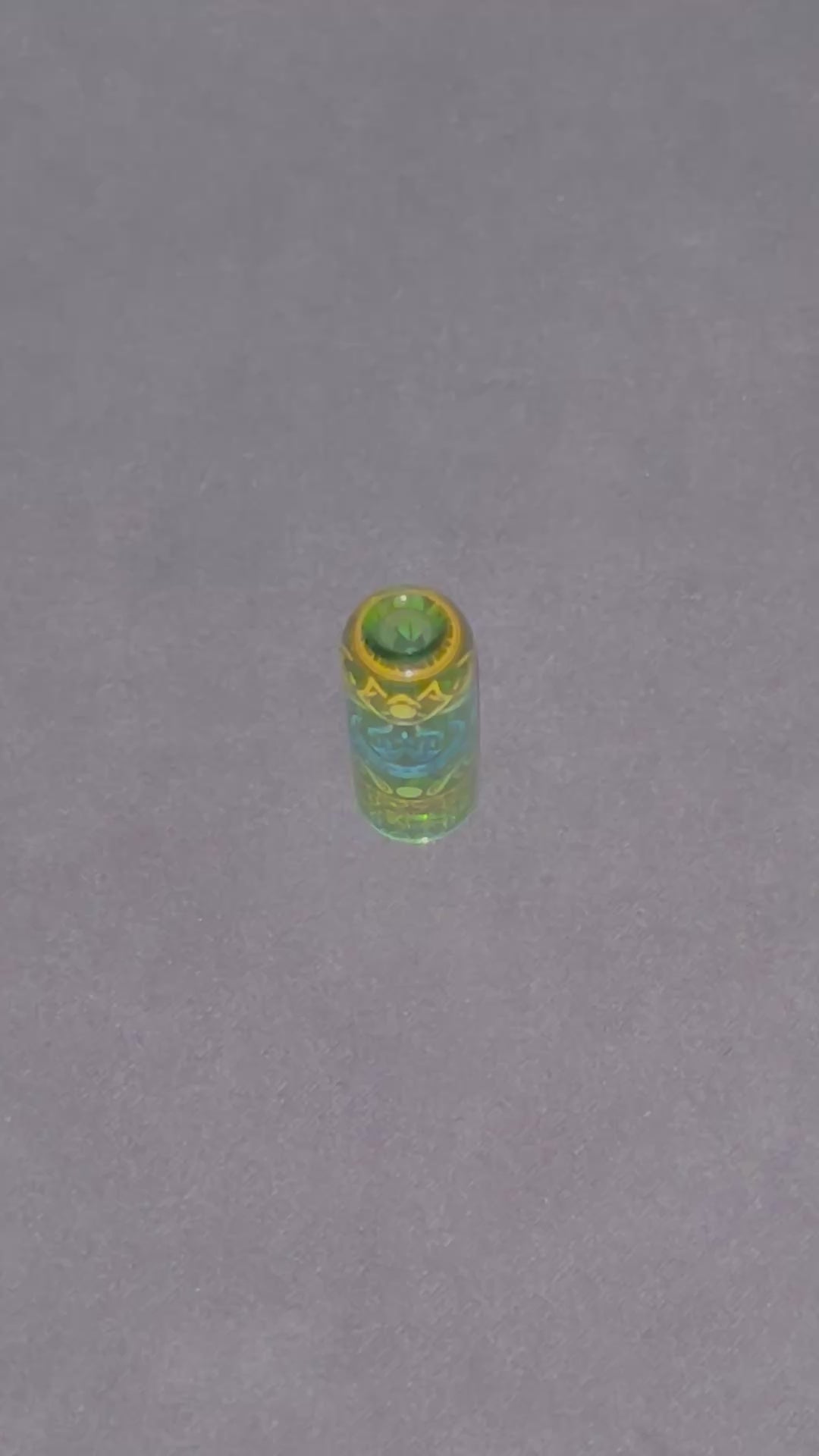 12,1mm - Hologramm Glas Tip von Mothershipglass
