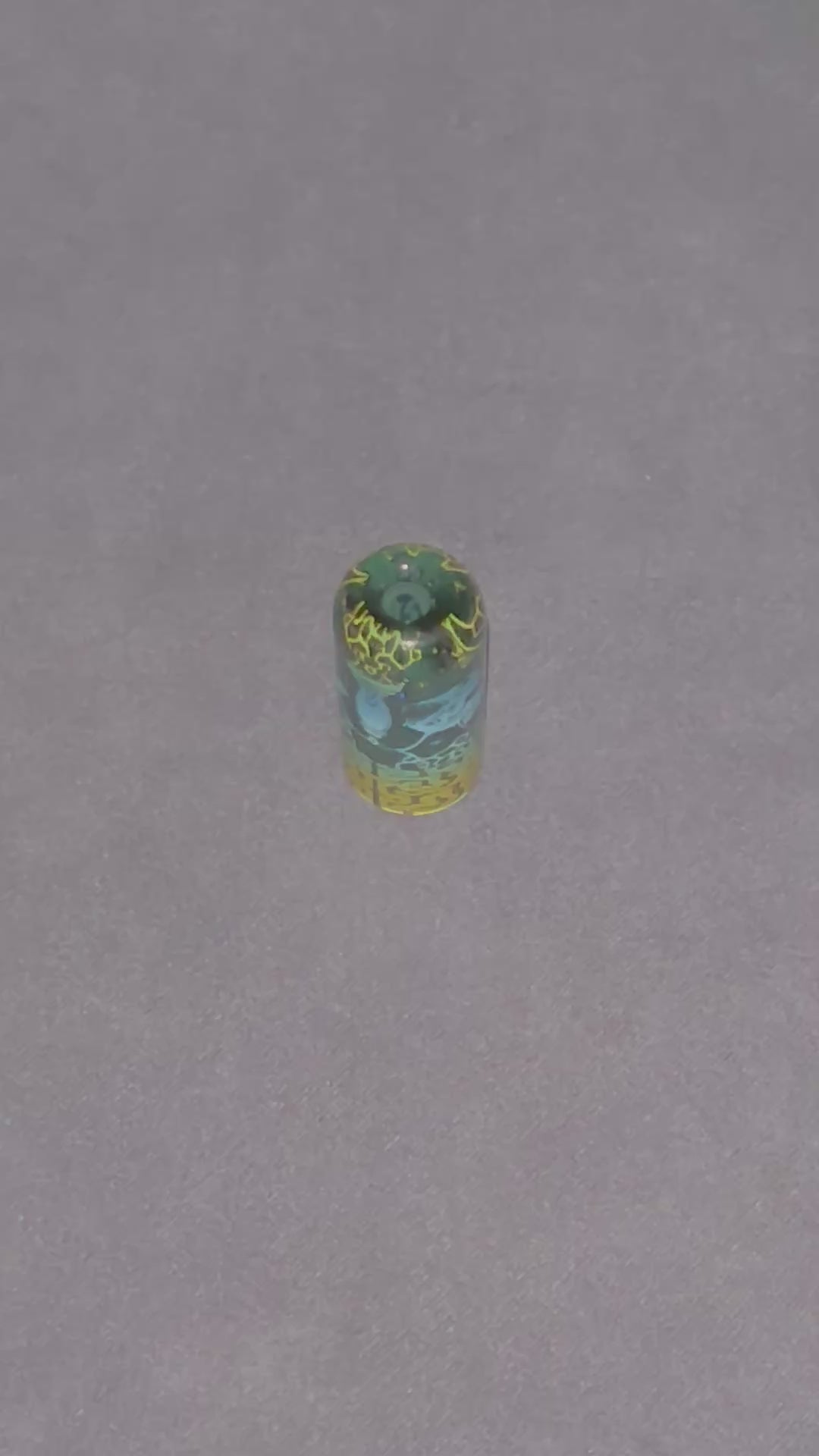 13,7mm - Hologramm Glas Tip von Mothershipglass